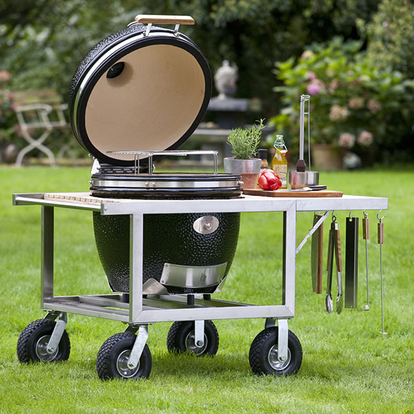 Le Chef kerámia grill kocsival